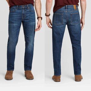 30x30 - Mens Athletic Fit Jeans - Goodfellow Co - Dark Blue